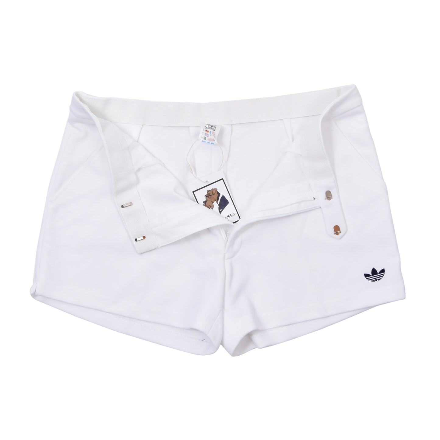 Vintage Adidas Tennis Shorts Size D52 - White