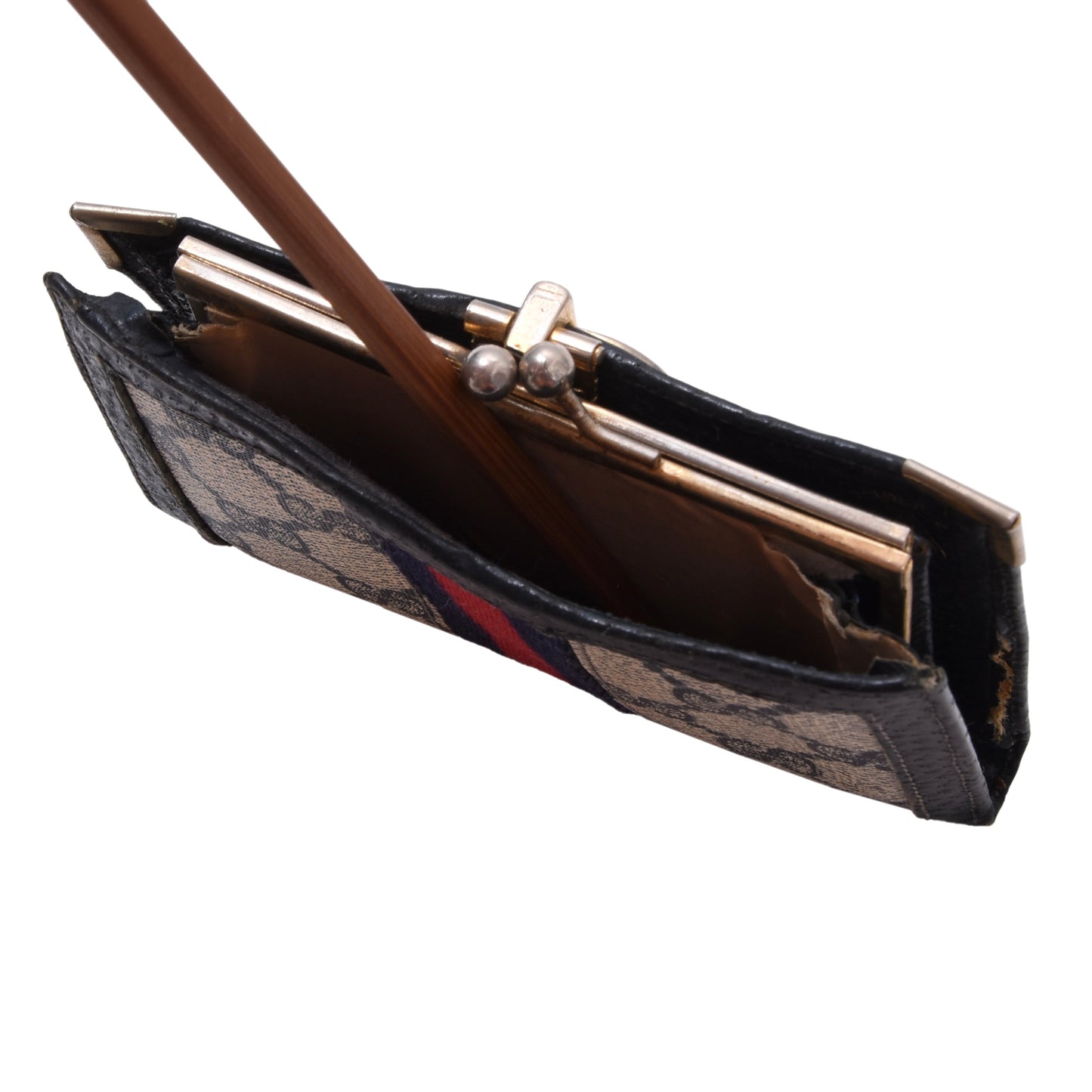 Vintage 1970er Geldbörse ca. 13cm - GG