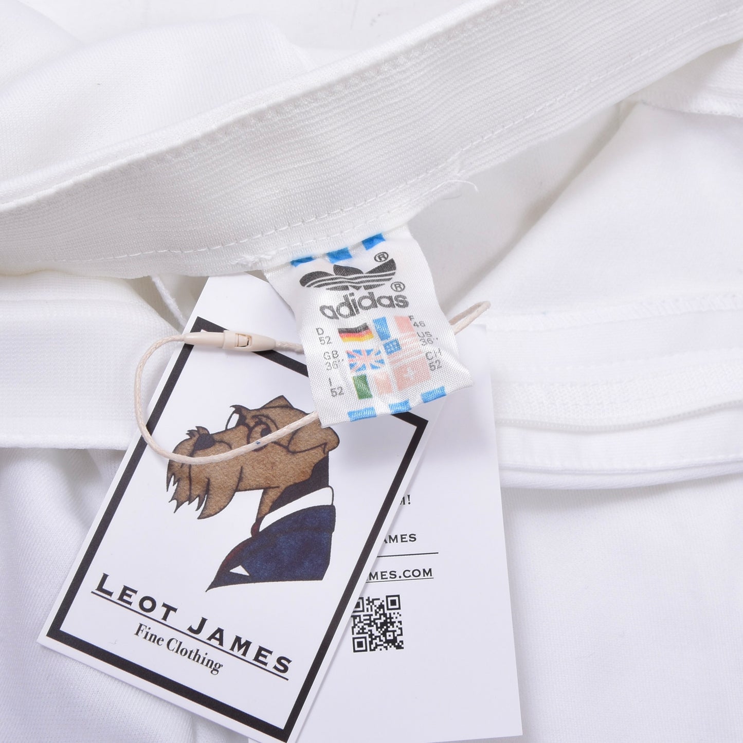 Vintage Adidas Tennis Shorts Size D52 - White