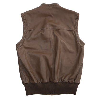 Longhi Wende-Ledergilet Größe 50 Brustumfang ca. 55cm - Braun/Hellbraun