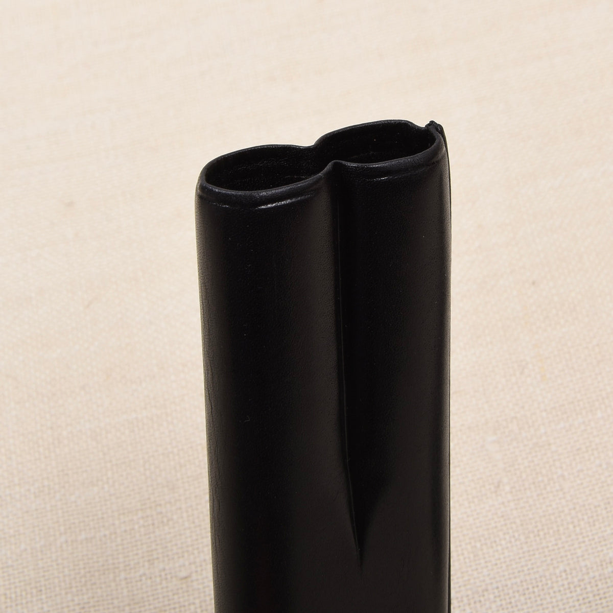 Davidoff Leder Zigarrenetui (2 Zigarren) 17cm - Schwarz