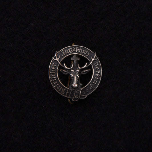 Vintage Steirischer Jagdschutz Verein 800 Silber Anstecknadel ca. 1,6cm