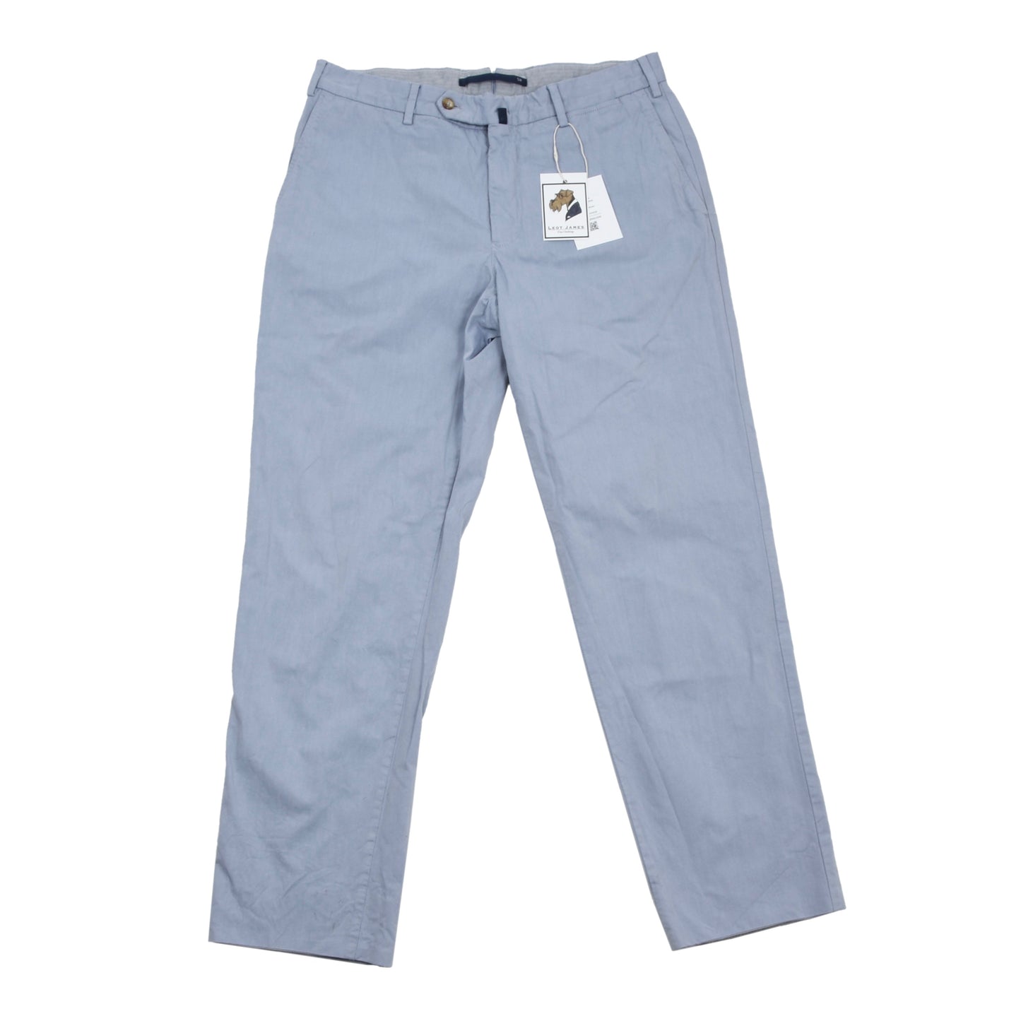 Incotex Inco Chino Cotton Pants Size 52 - Light Blue