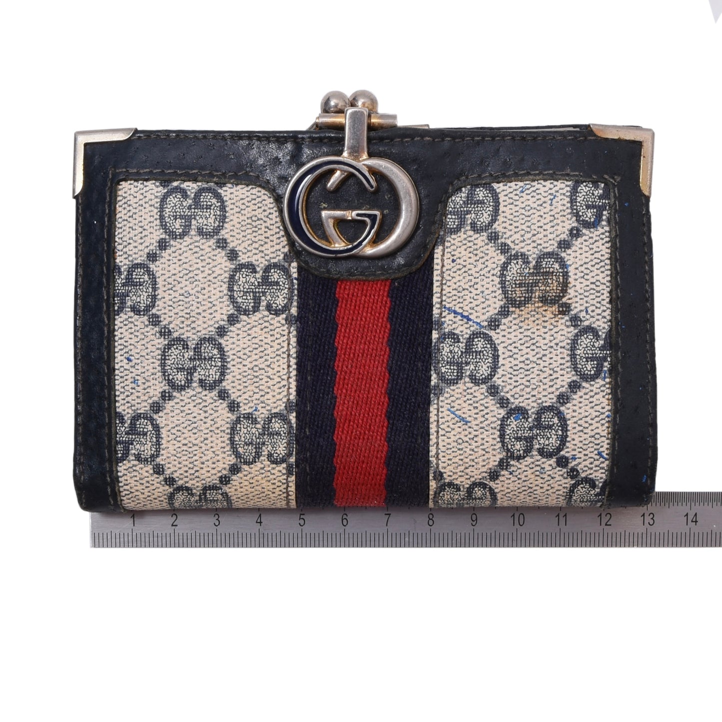 Vintage 1970er Geldbörse ca. 13cm - GG