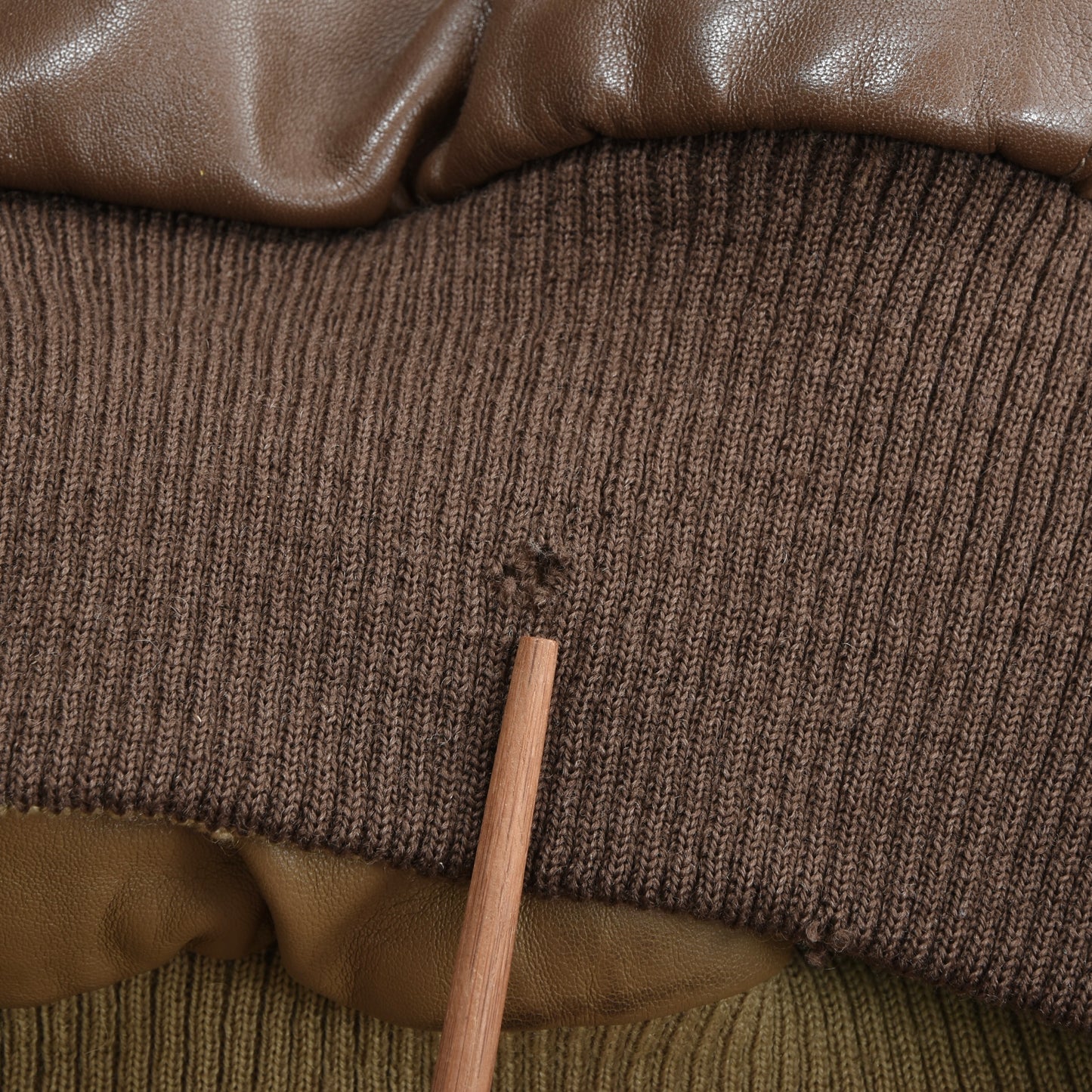 Longhi Wende-Ledergilet Größe 50 Brustumfang ca. 55cm - Braun/Hellbraun