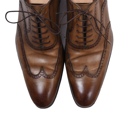 Santoni Lederschuhe Größe 9 - Braun