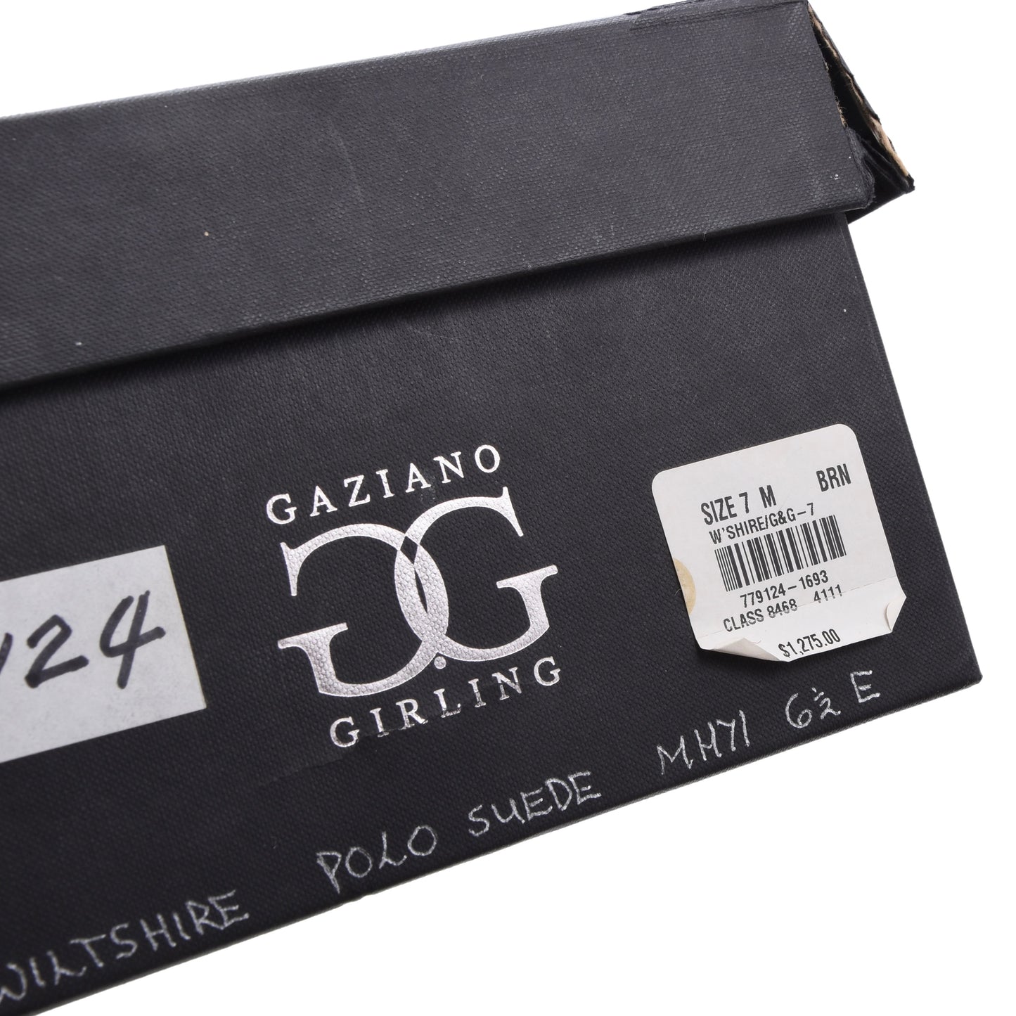 New Gaziano & Girling 'Wiltshire Polo Suede' Shoes Size 6 1/2 - Brown