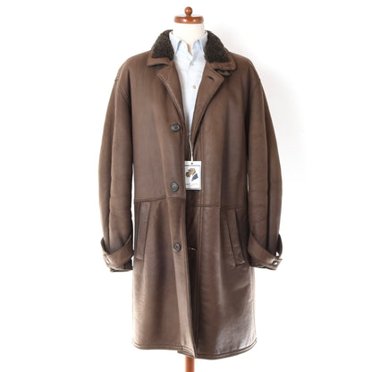 Lederhaus Lirk Shearling Coat Chest ca. 63cm - Brown