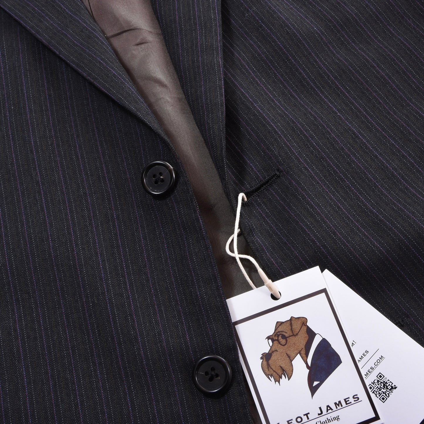 Oxxford Clothes 100% Wool Super 100s Suit Chest ca. 61.5cm - Grey