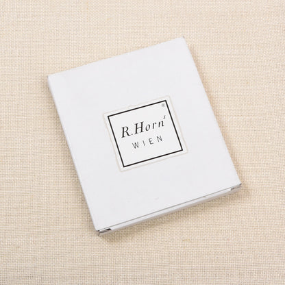 NOS R. Horn's Wien Leather Pocket Calendar 1991 Made in Austria - Brown