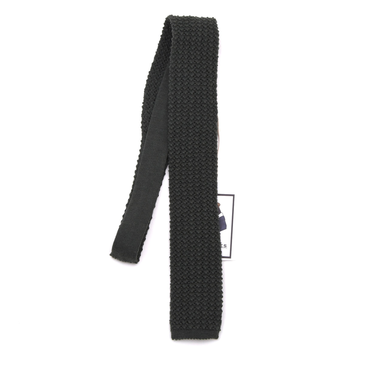 NOS Bleyle 100% Wool Knit Tie W. Germany - Green