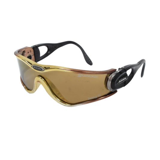 Alpina Swing 30 7596 Cycling Sunglasses - Gold