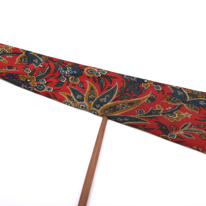 Vintage Prokop Seide Krawatte 138,5 cm Made in Italy - Rot Paisley