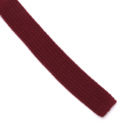 NOS Bleyle 100% Schurwoll-Strickkrawatte W. Germany – Rot