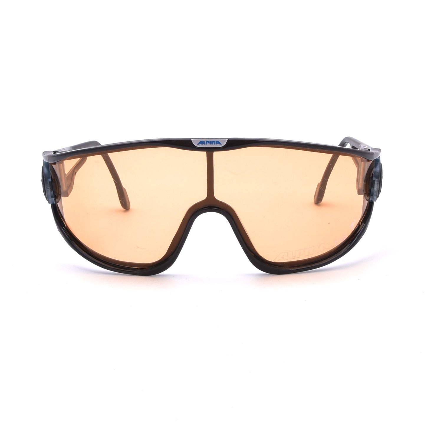 Vintage Alpina Swing Shield Sunglasses Made in West Germany - Black