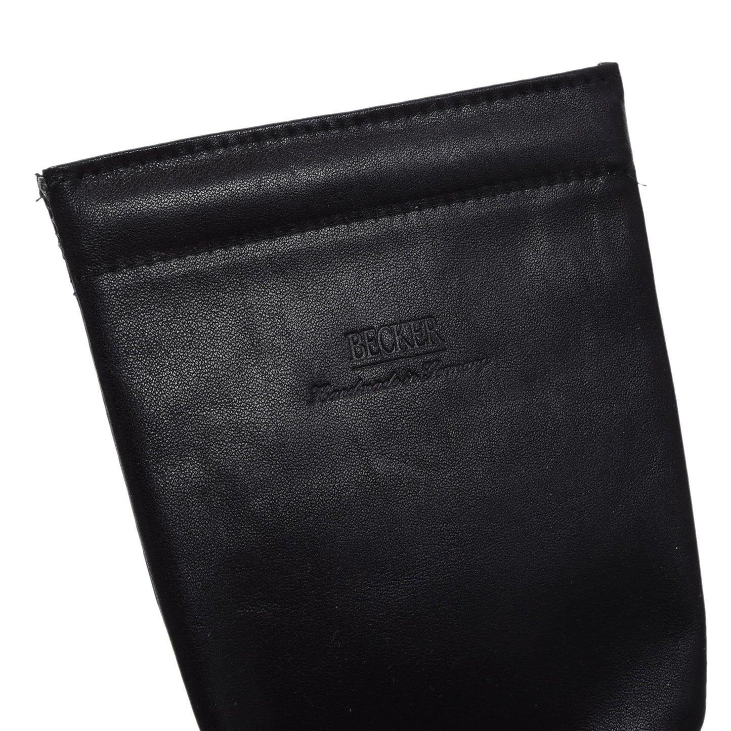 Becker Handmade Leather Keychain Case - Black