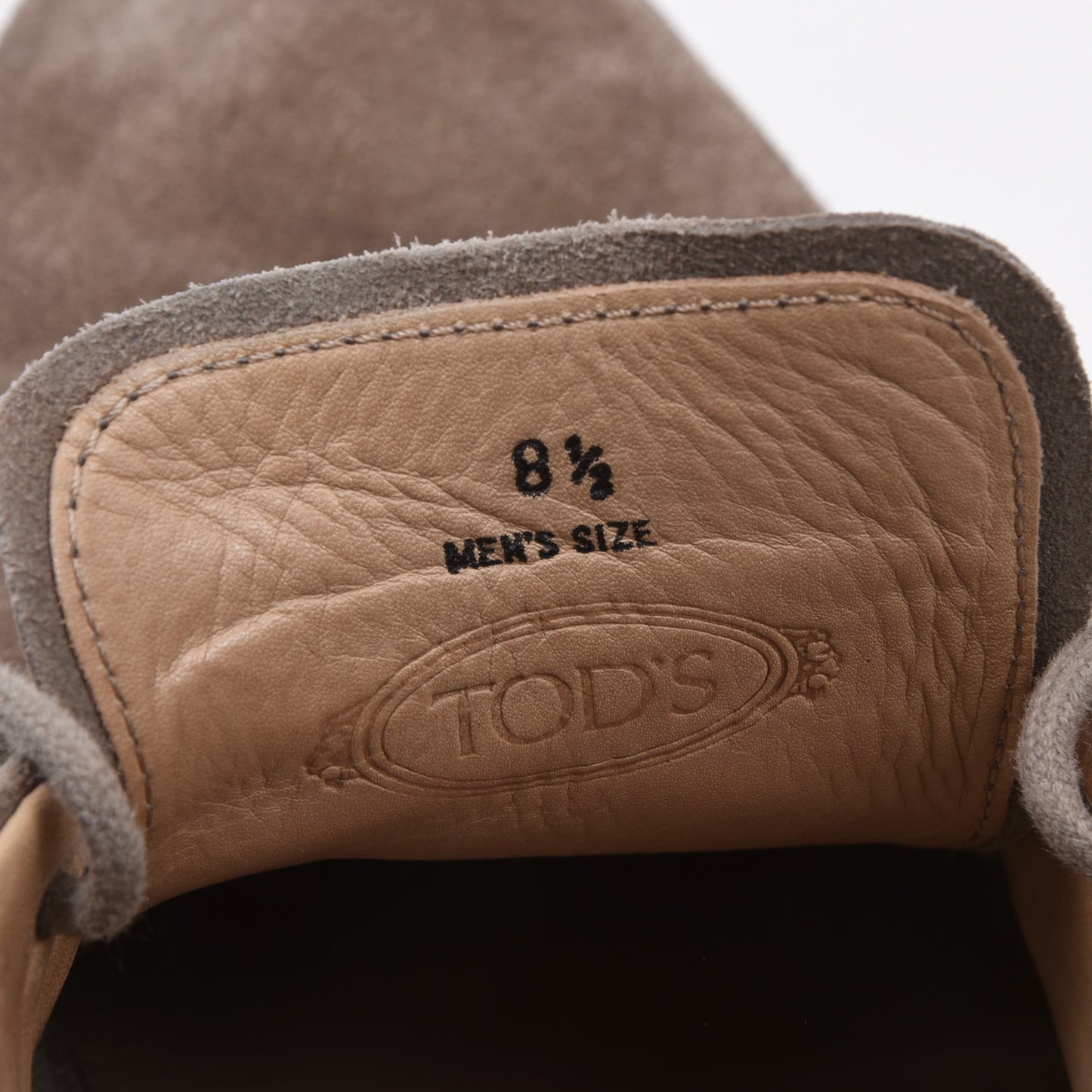 Tod's Chukka-Stiefel aus Wildleder, Größe 8 1/2, Beige/Hellbraun