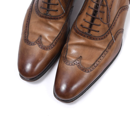 Santoni Lederschuhe Größe 9 - Braun