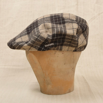 Kangol Tweed Peebles Wollmischung Schiebermütze Gr. S - Plaid
