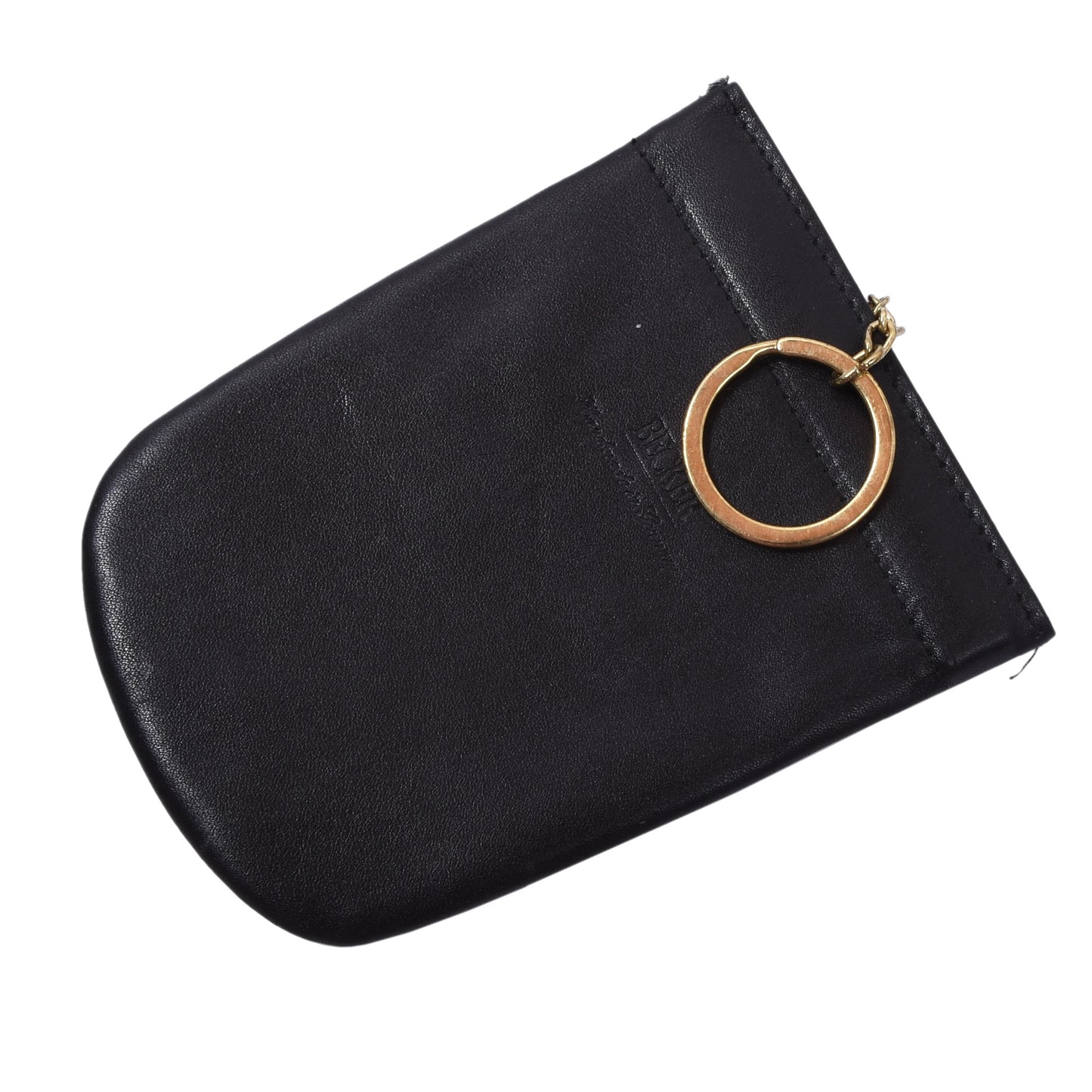 Becker Handmade Leather Keychain Case - Black