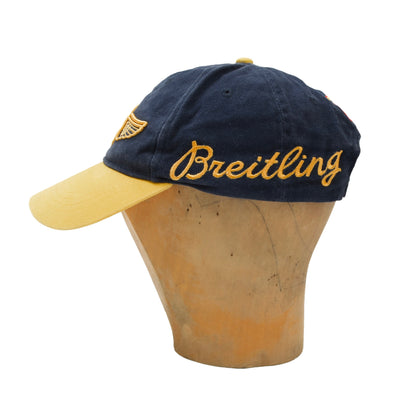 Breitling Baseball Hat One Size - Navy Blue & Yellow