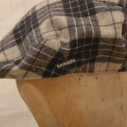 Kangol Tweed Peebles Wollmischung Schiebermütze Gr. S - Plaid