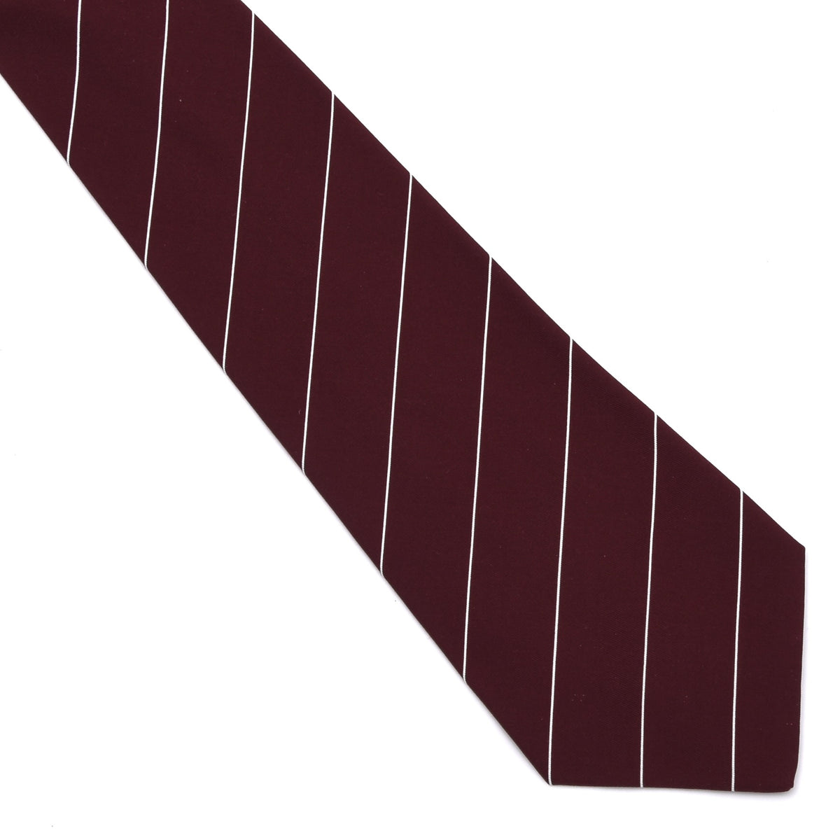Vintage Wäscheflott Wien Silk Tie 134.5cm - Burgundy Stripes