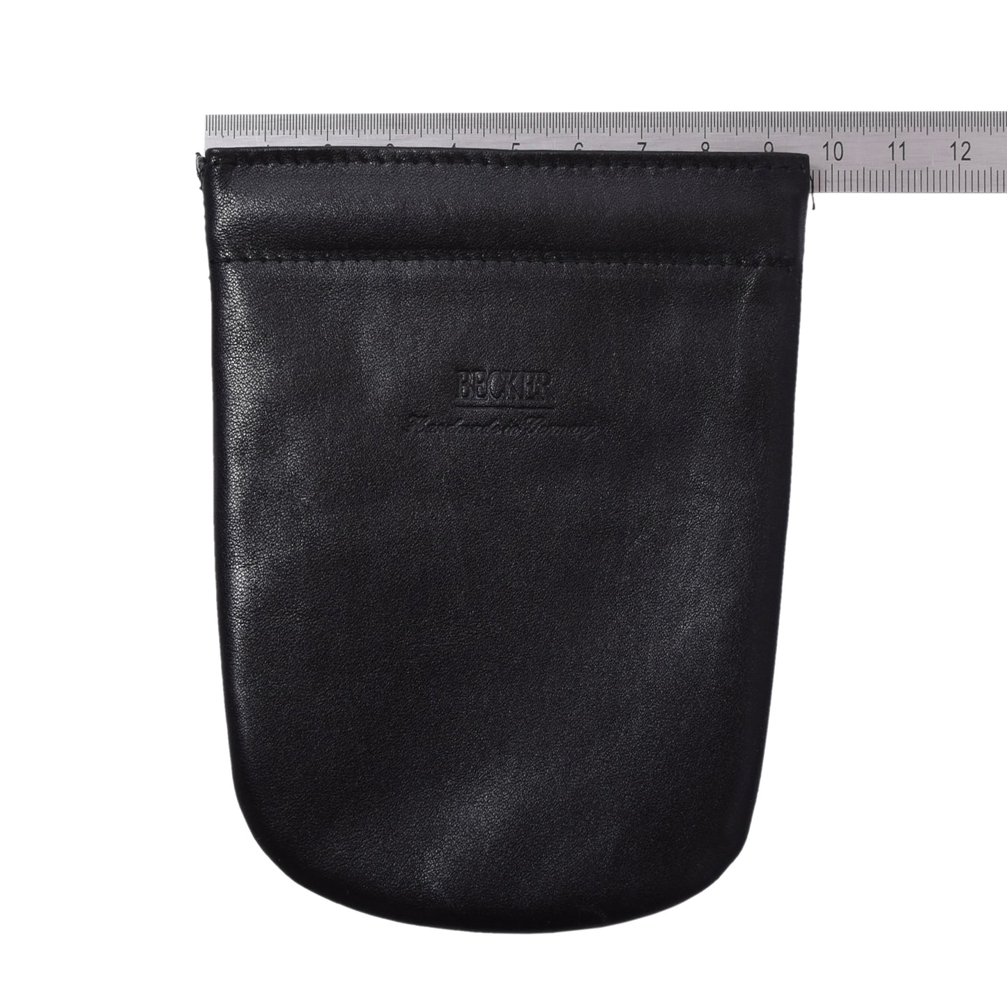 Becker Handmade Leather Keychain Case - Black