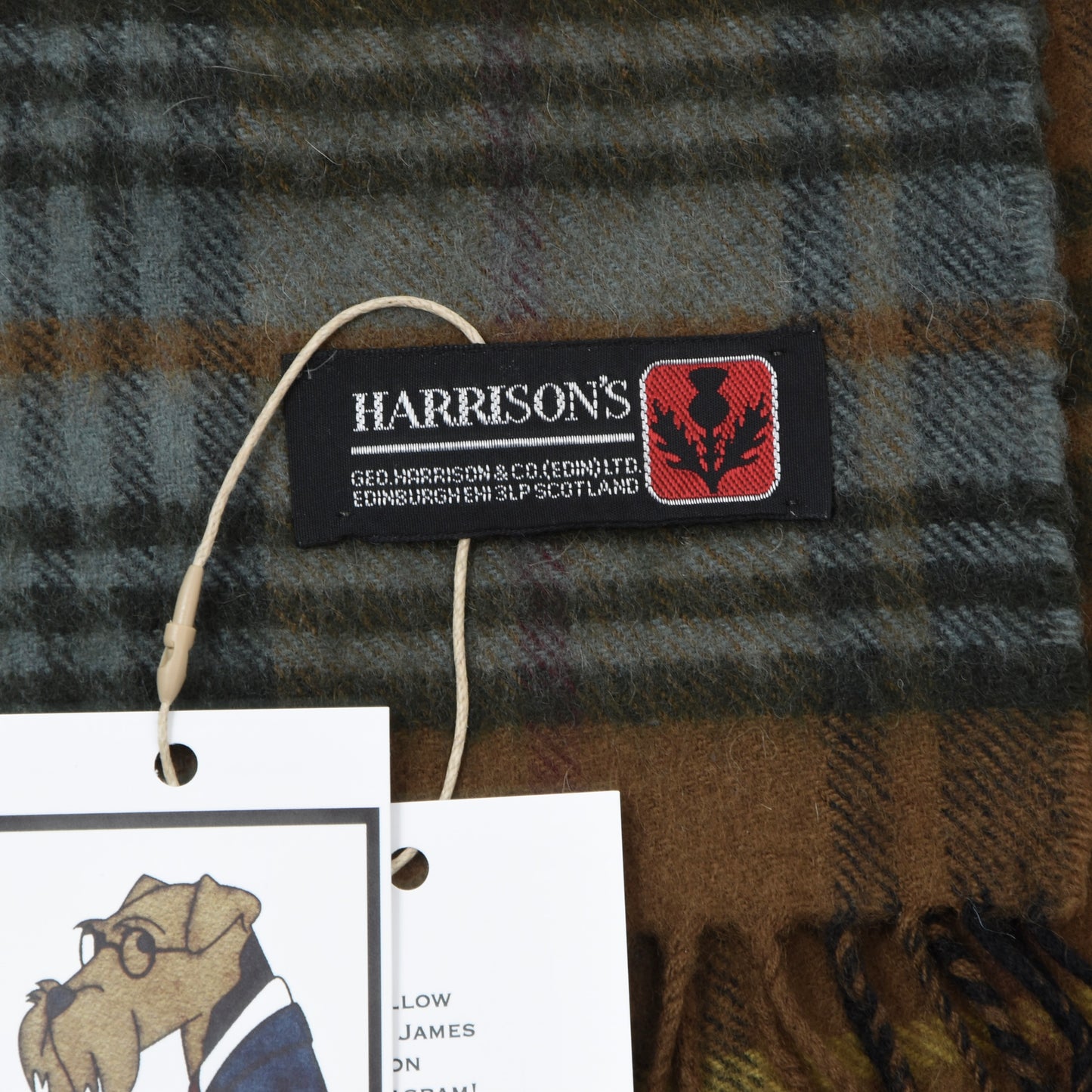 George Harrison's Scotland Wool Scarf - Plaid