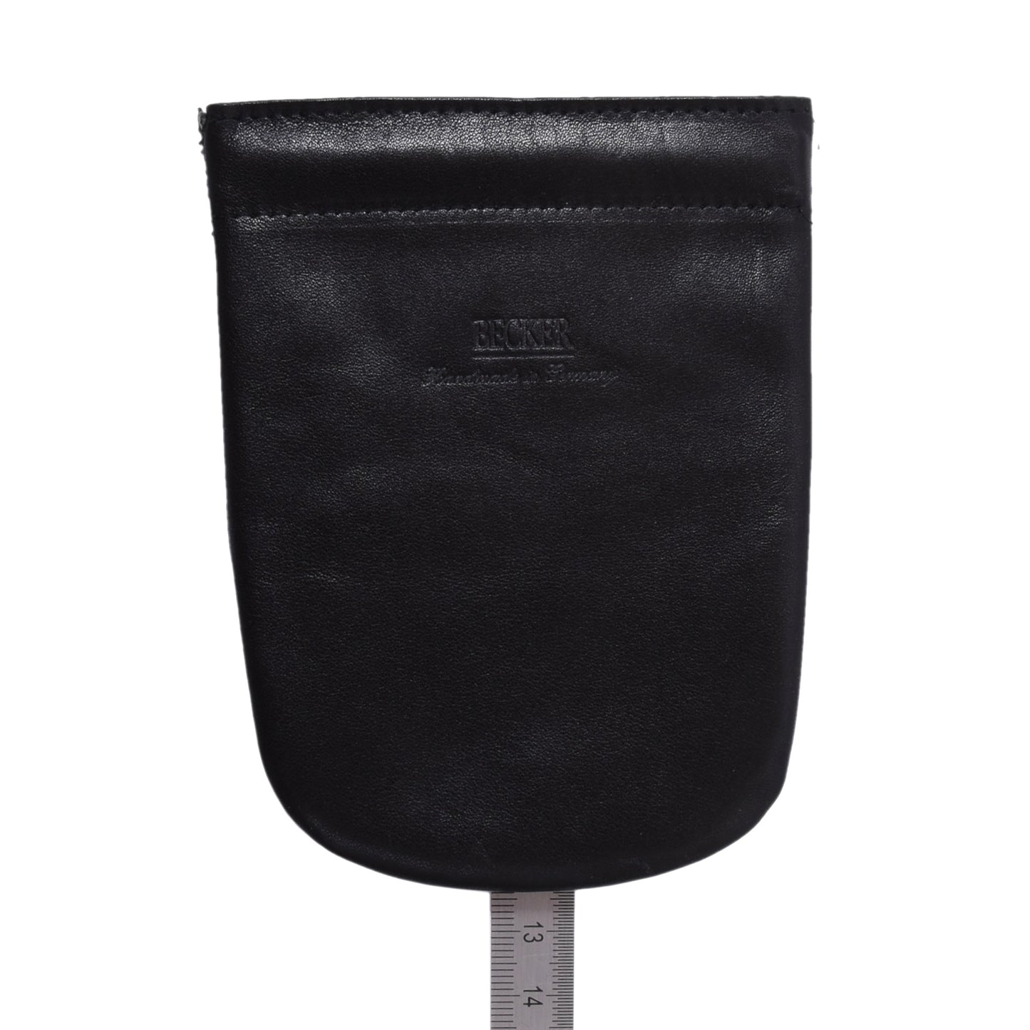 Becker Handmade Leather Keychain Case - Black