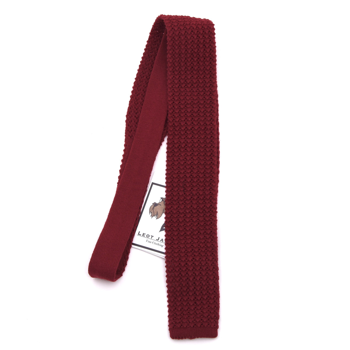 NOS Bleyle 100% Schurwoll-Strickkrawatte W. Germany – Rot