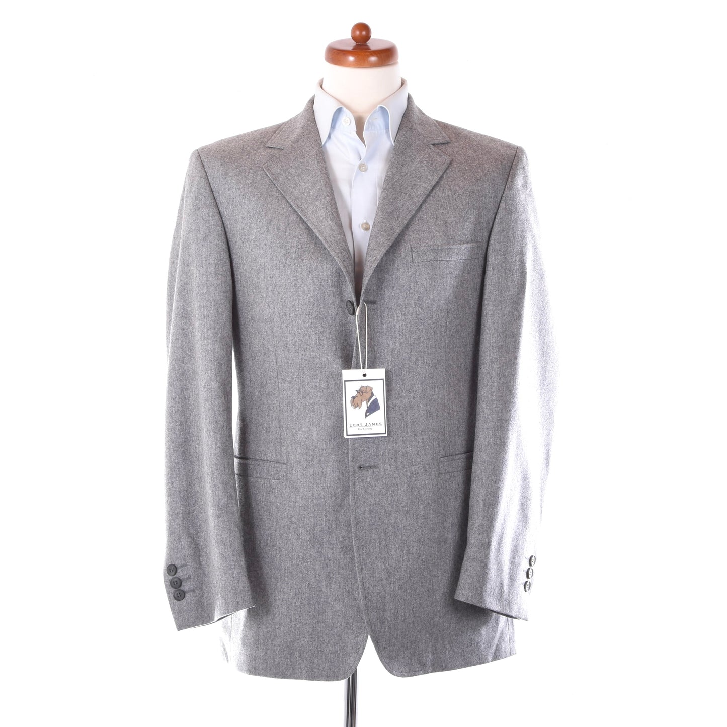 Pilatus 100% Wool Flannel Suit Chest ca. 53.5cm - Grey