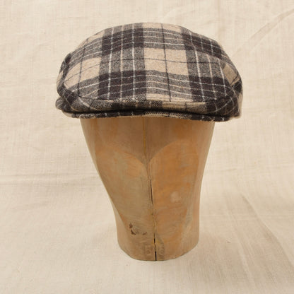 Kangol Tweed Peebles Wollmischung Schiebermütze Gr. S - Plaid