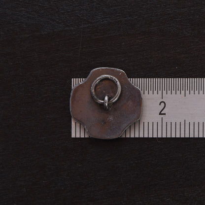 12x .800 Silver Trachten Buttons ca. 26g - Hunting Motif