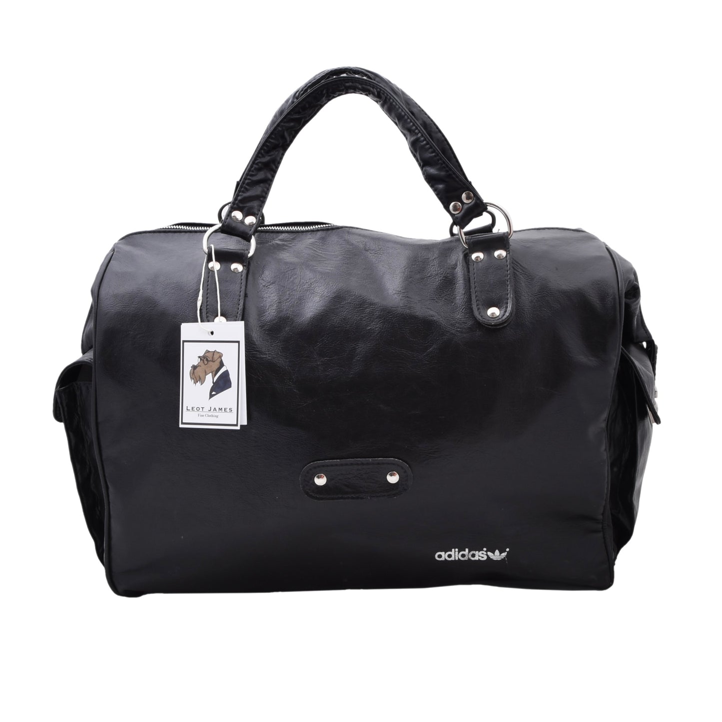 Vintage Adidas Weekender/Reisetasche ca. 45cm Art. 4203 Made in Yugoslavia - Schwarz