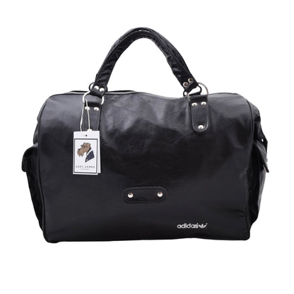 Vintage Adidas Weekender/Reisetasche ca. 45cm Art. 4203 Made in Yugoslavia - Schwarz