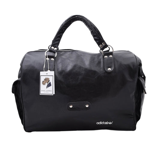 Vintage Adidas Weekender/Reisetasche ca. 45cm Art. 4203 Made in Yugoslavia - Schwarz