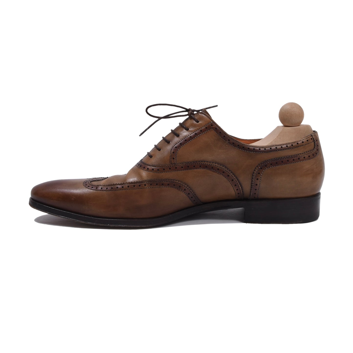 Santoni Lederschuhe Größe 9 - Braun