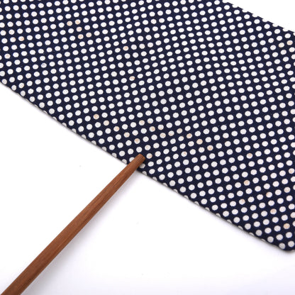 Stefano Ricci Vintage Seide Krawatte Made in Italy – Marineblau Punktmuster