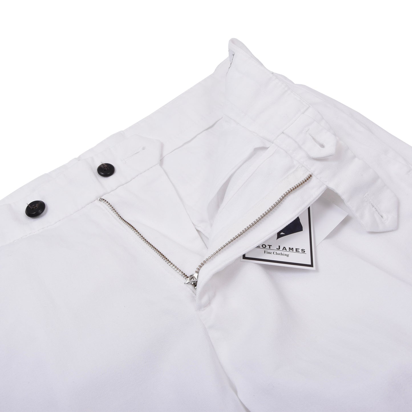 Eleventy Cotton Shorts Size 31 ca. 41.5cm - White