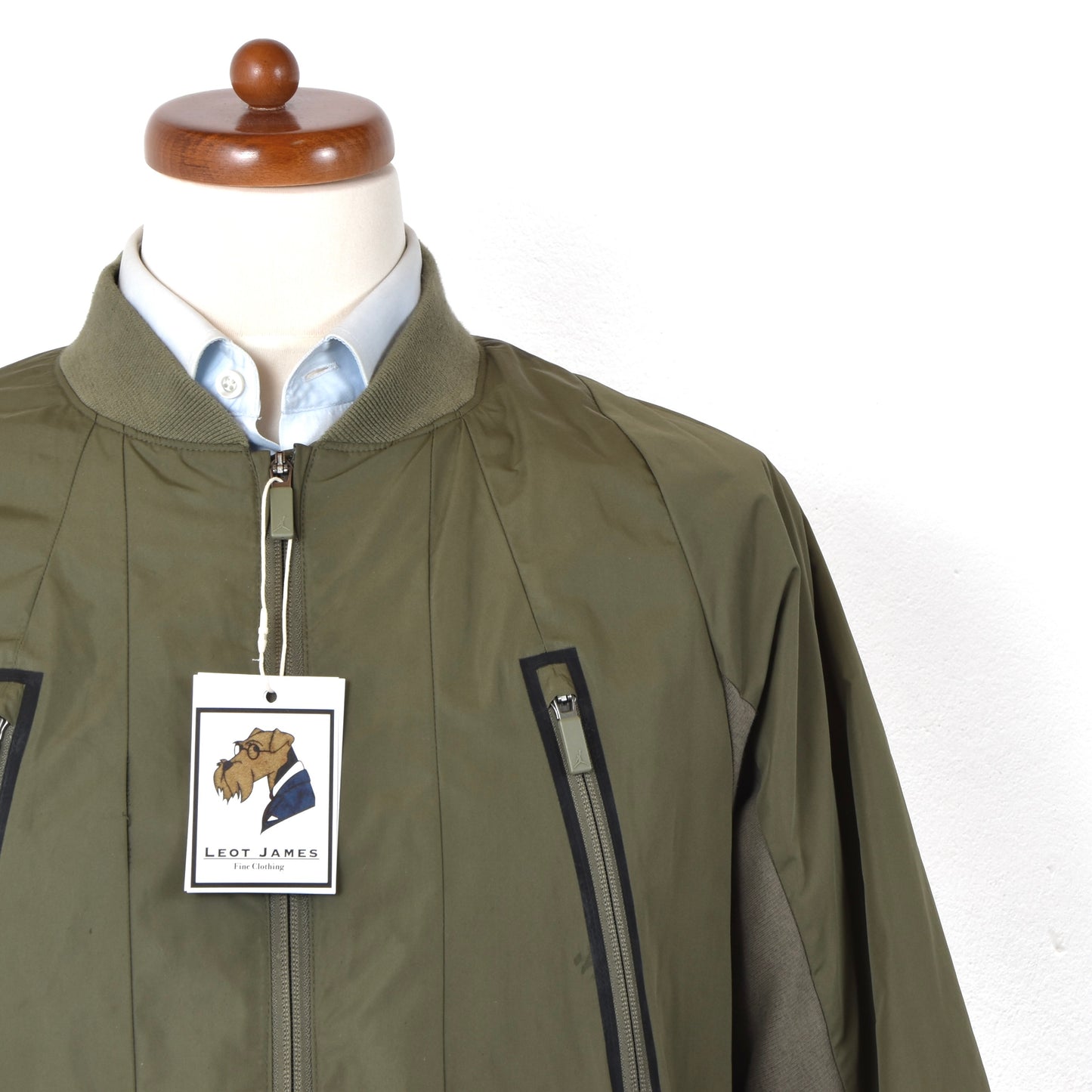 Air Jordan Long Jacket/Trench Size S - Green