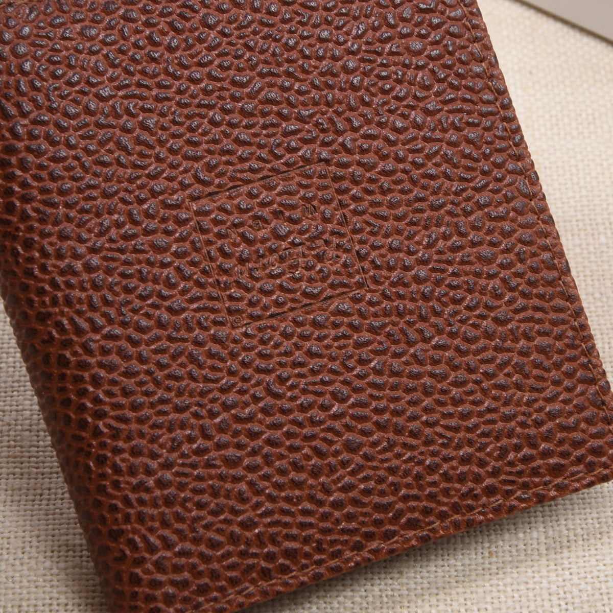 NOS R. Horn's Wien Leather Pocket Calendar 1991 Made in Austria - Brown