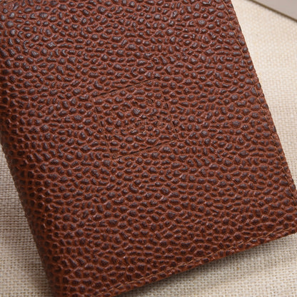 NOS R. Horn's Wien Leather Pocket Calendar 1991 Made in Austria - Brown