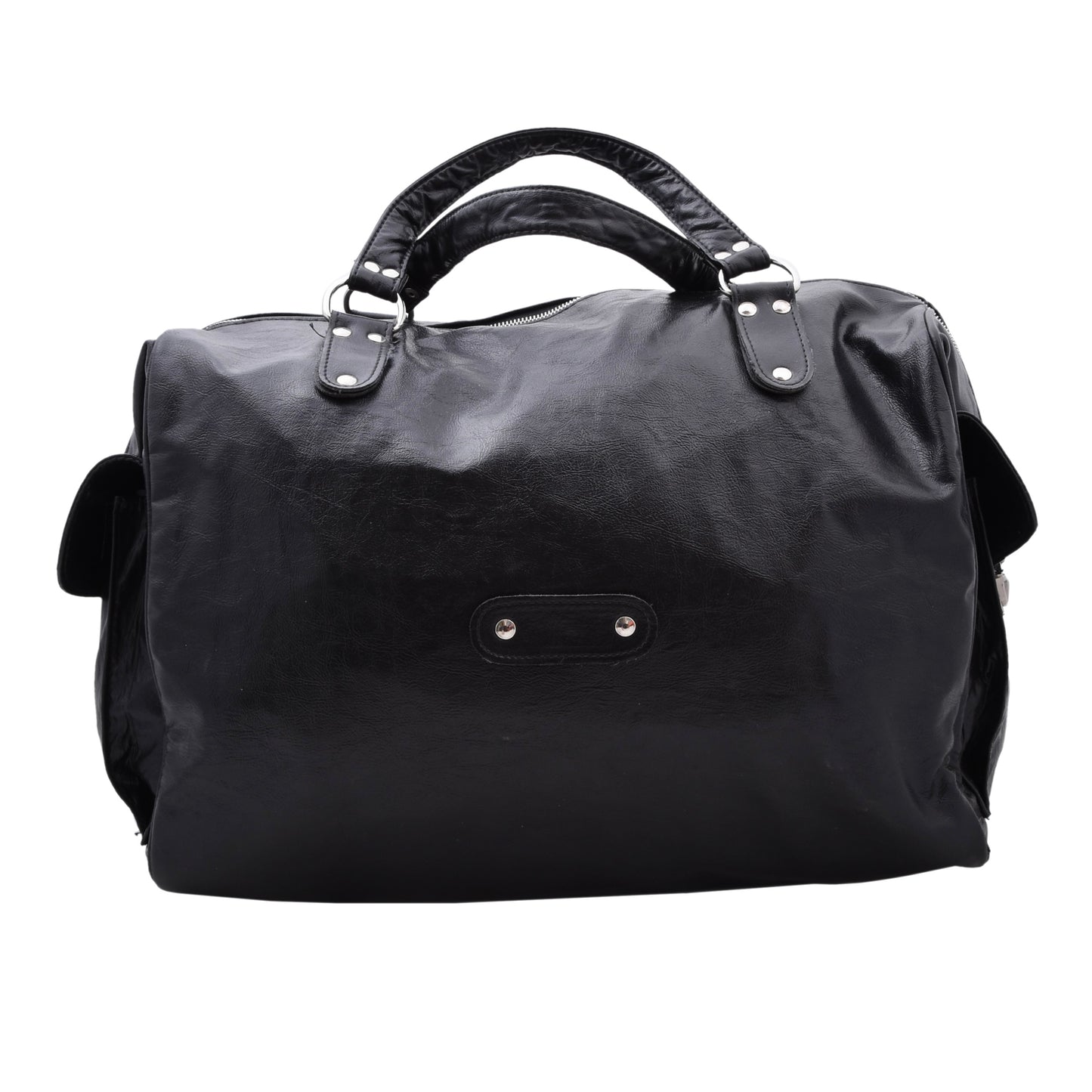 Vintage Adidas Weekender/Reisetasche ca. 45cm Art. 4203 Made in Yugoslavia - Schwarz
