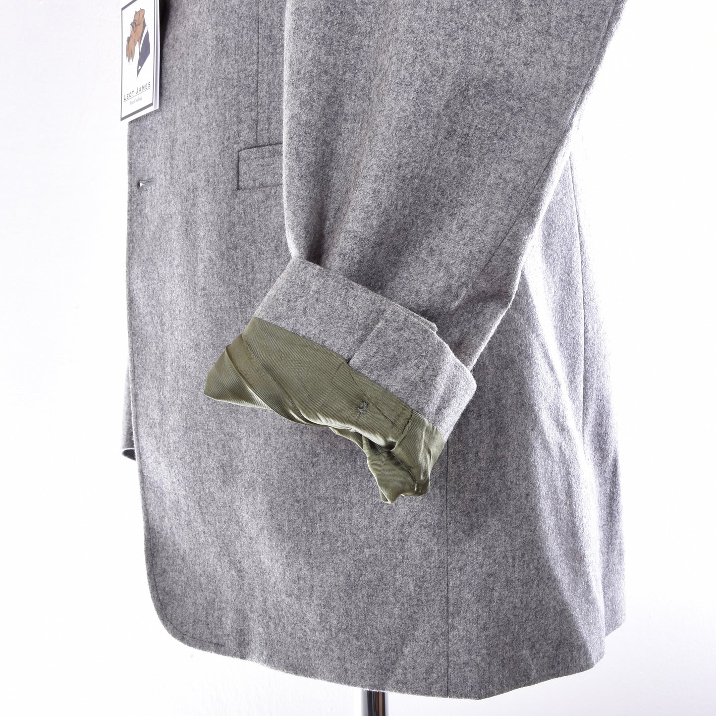 Pilatus 100% Wool Flannel Suit Chest ca. 53.5cm - Grey