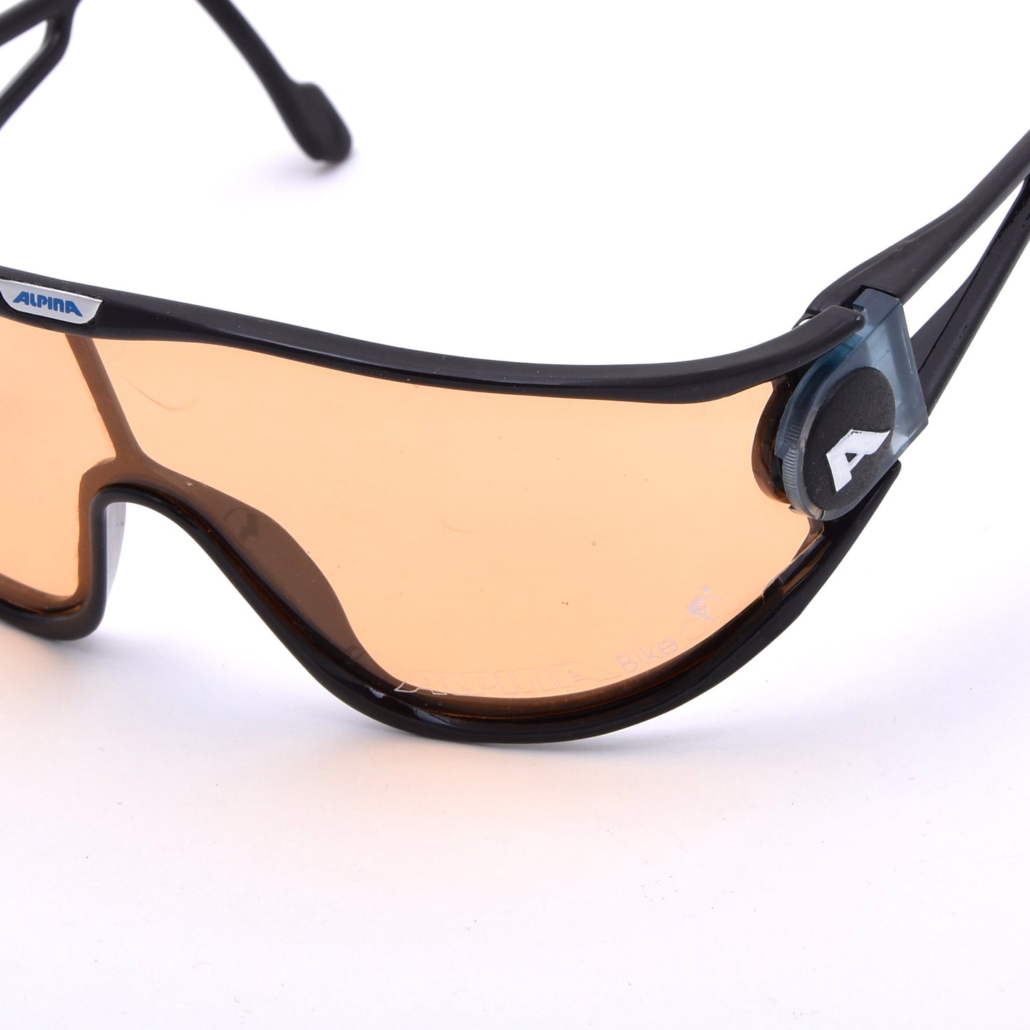 Vintage Alpina Swing Shield Sunglasses Made in West Germany - Black