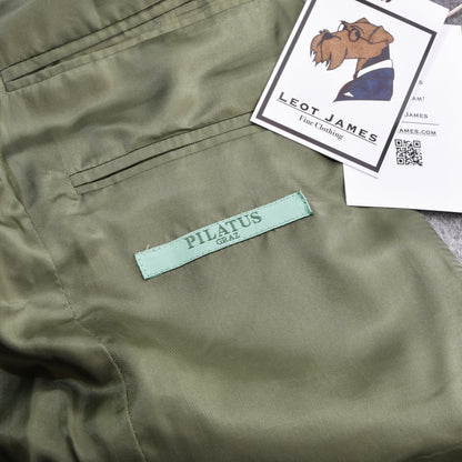 Pilatus 100% Wool Flannel Suit Chest ca. 53.5cm - Grey