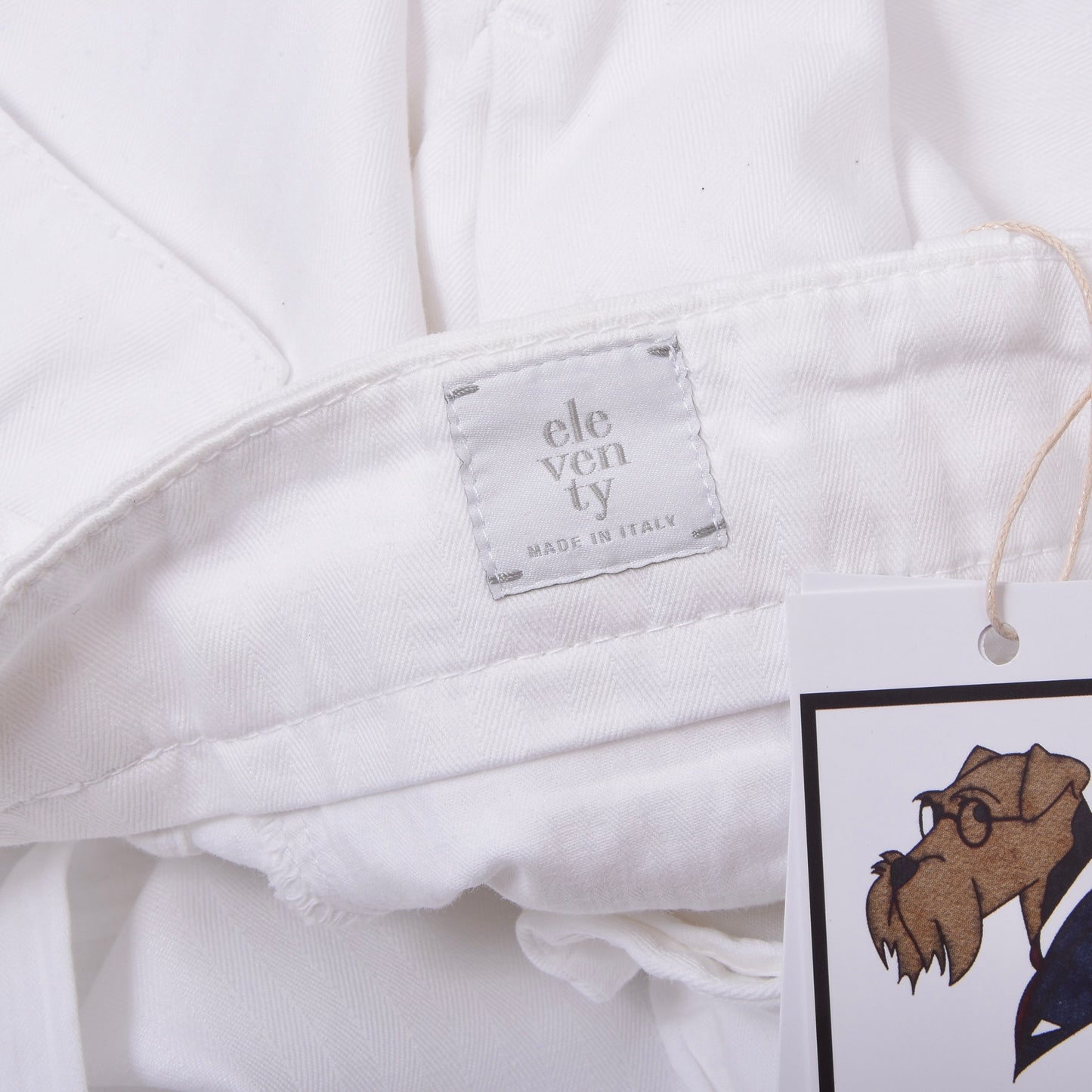 Eleventy Cotton Shorts Size 31 ca. 41.5cm - White