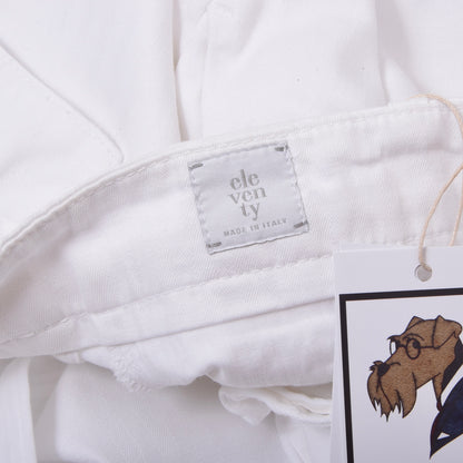 Eleventy Cotton Shorts Size 31 ca. 41.5cm - White