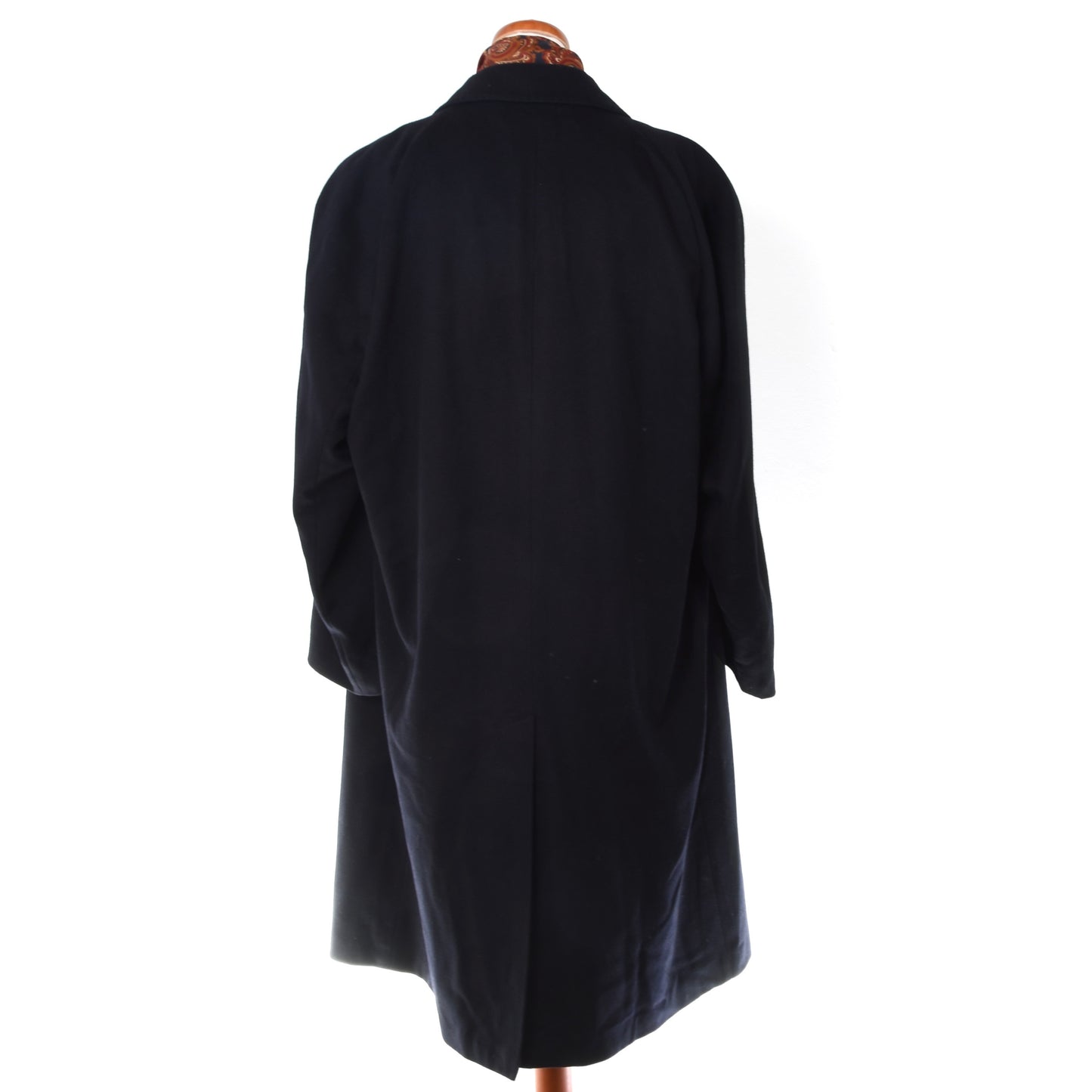 Odermark 100% Wool Balmacaan Coat Size 60 - Navy Blue